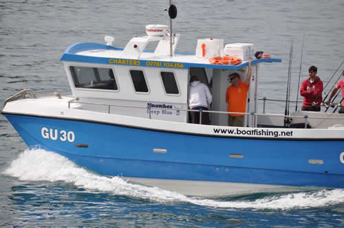 Out The Blue - Boatfishing Charters Guernsey