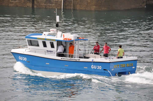 Out The Blue - Boatfishing Charters Guernsey